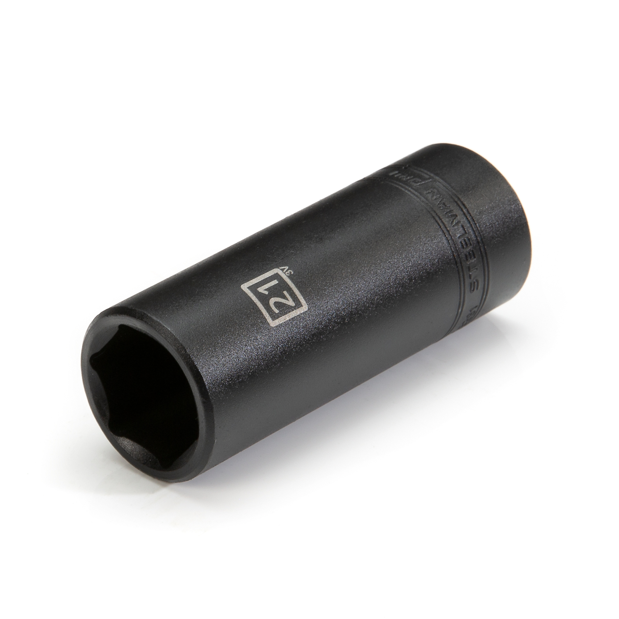 STEELMAN PRO 1/2-Inch Drive x 21mm Deep 6-Point Impact Metric Single Socket, Model# 78291